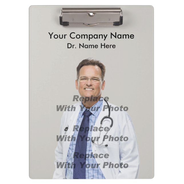Doctor Portrait Template Custom Clipboards (Front)