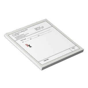 Doctor Prescription Notepad, Medical notepads