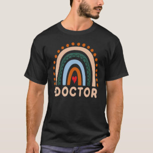 Doctor Rainbow Cute Appreciation Essential Workers T-Shirt