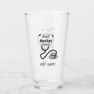 Doctor Stethoscope physician Hospital Customized Glass