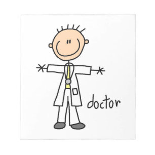 Doctor Stick Figure Notepad