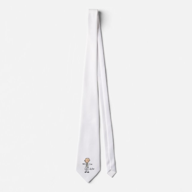 Doctor Stick Figure Tie (Front)