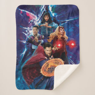 Doctor Strange & Allies Multiverse Graphic Sherpa Blanket