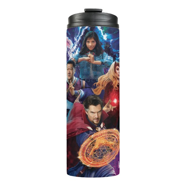 Doctor Strange & Allies Multiverse Graphic Thermal Tumbler (Front)