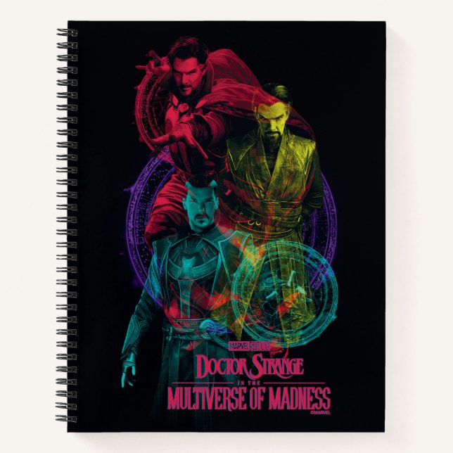 Doctor Strange Alternates Overlapping Graphic Notebook (Front)