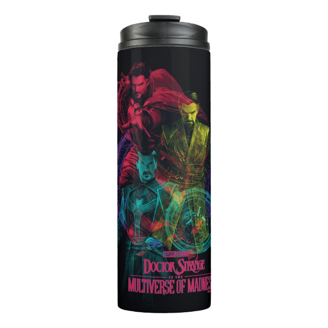 Doctor Strange Alternates Overlapping Graphic Thermal Tumbler (Front)
