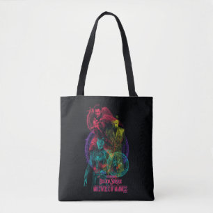 Doctor Strange Alternates Overlapping Graphic Tote Bag