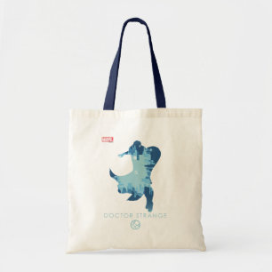 Doctor Strange Heroic Silhouette Tote Bag