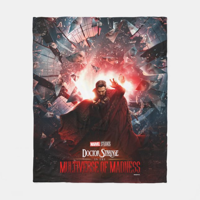 Doctor Strange in the Multiverse of Madness Poster Fleece Blanket (Front)