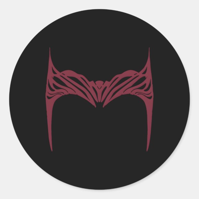 Doctor Strange Multiverse Of Madness Scarlet Witch Classic Round Sticker (Front)