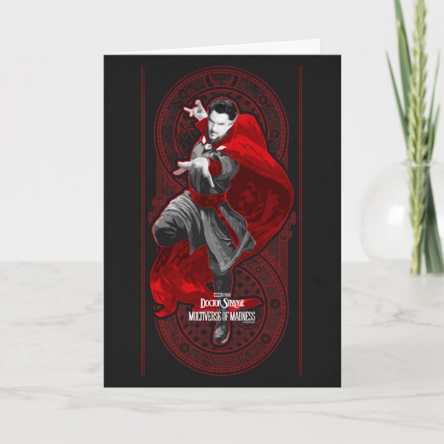 Doctor Strange Mystic Art Nouveau Graphic Card (Front)