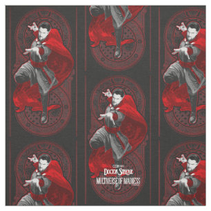 Doctor Strange Mystic Art Nouveau Graphic Fabric