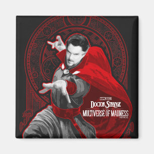 Doctor Strange Mystic Art Nouveau Graphic Magnet