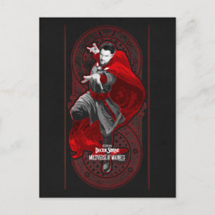 Doctor Strange Mystic Art Nouveau Graphic Postcard