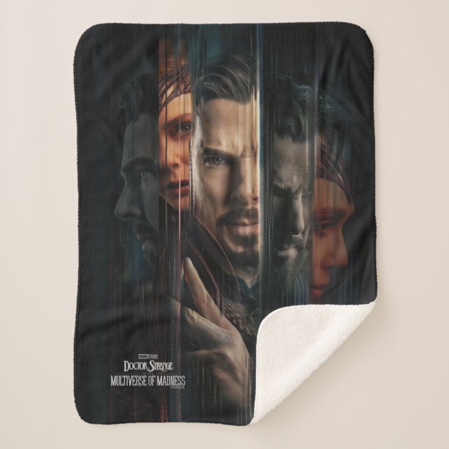 Doctor Strange & Scarlet Witch Alternates Poster Sherpa Blanket (Front)