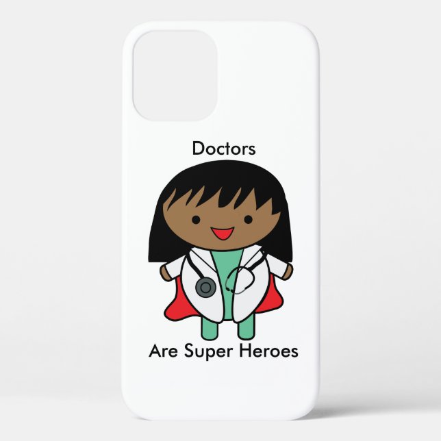 Doctor Super Hero Black Female Personalize Case-Mate iPhone Case (Back)