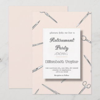 Doctor Surgeon nurse retirement invitation