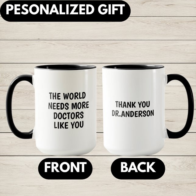 Doctor Thank you Gift, Personalized Doctor Mug (Creator Uploaded)