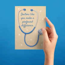 Doctor Thanks You Make a Profound Difference