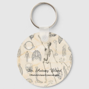 Doctor Vintage Human Anatomy Keychain