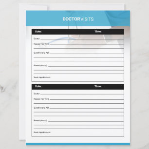 Doctor Visit Planner Template