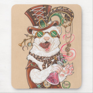 Doctor Weaselhoffer Ferret Mousepad Design