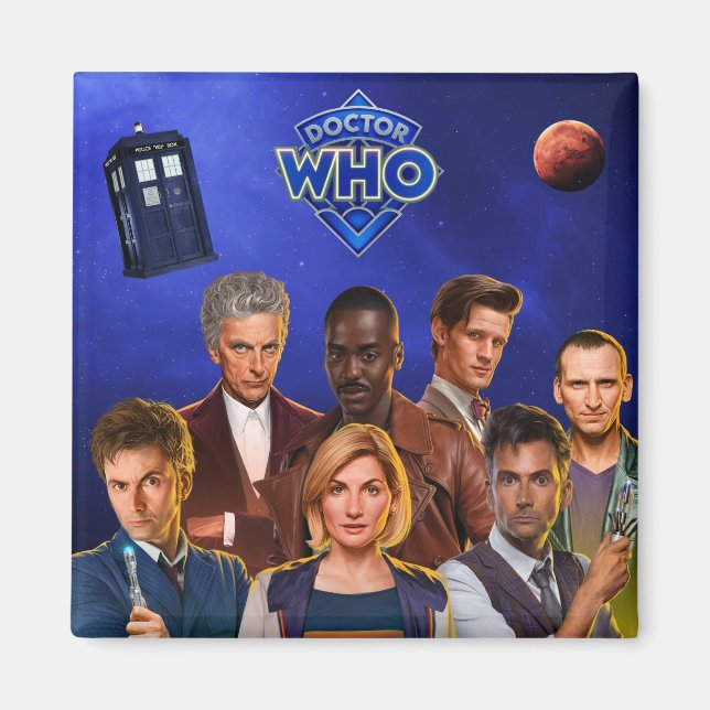 Doctor Who Fridge Magnet  (Front)