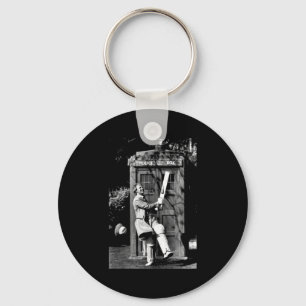 Doctor Who Peter Davison Cricket Tardis 1981 Tank Keychain
