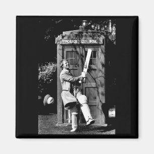 Doctor Who Peter Davison Cricket Tardis 1981 Tank  Magnet