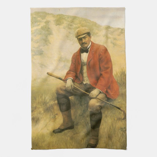 Doctor William Laidlaw Purves Portrait by Collier Kitchen Towel (Vertical)