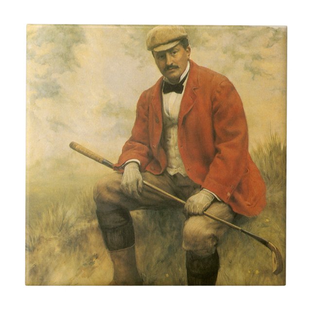 Doctor William Laidlaw Purves Portrait by Collier Tile (Front)