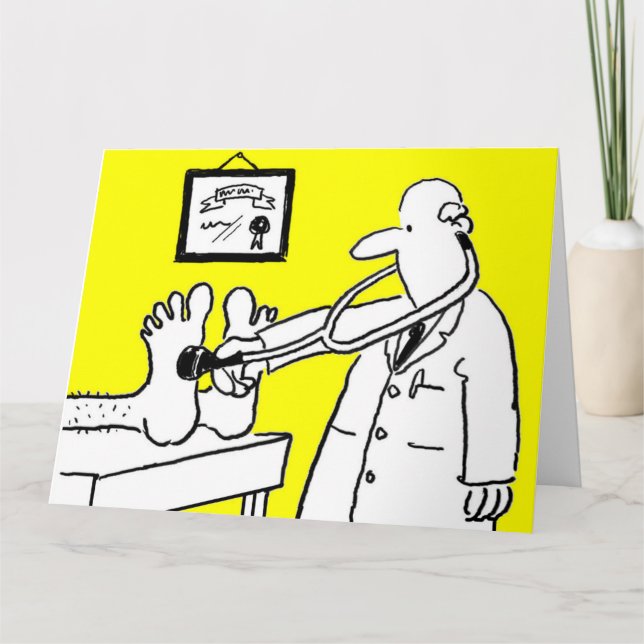 Doctor with Stethoscope Card (Front)