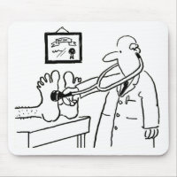 Doctor with Stethoscope Checking Feet