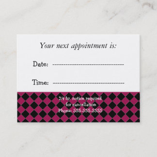 Doctors Appointment Card