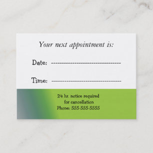Doctors Appointment Card