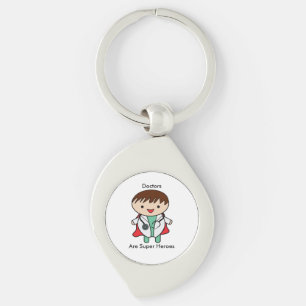 Doctors Are Super Heroes Doctor Day Keychain