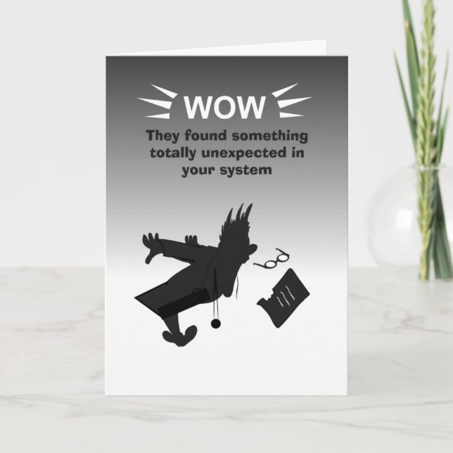 Doctors are surprised by their findings card (Front)