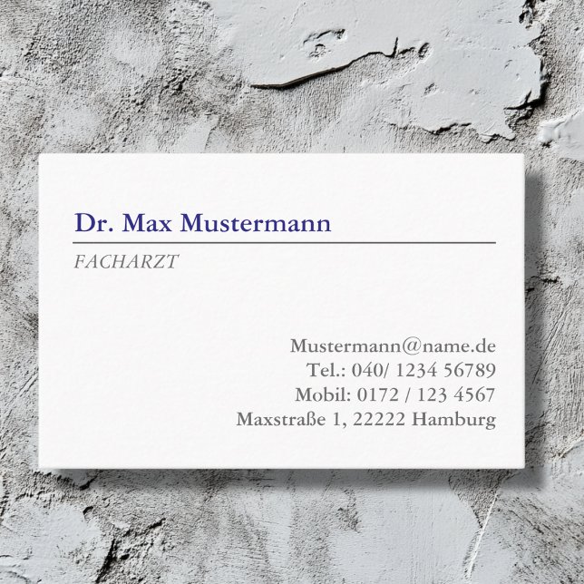 doctor's business card (Creator Uploaded)