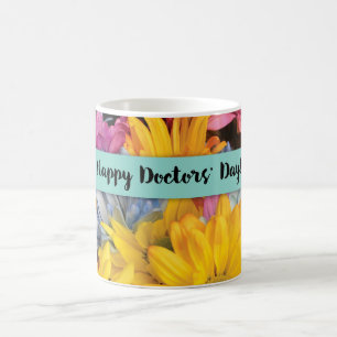Doctors' Day Thanks Gerbera Daisies Coffee Mug