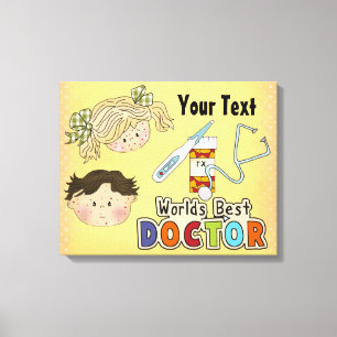 Doctor's gift Wrapped Canvas