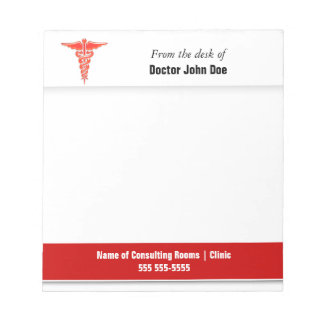 Doctors nurses prescription hospital | Personalize Notepad