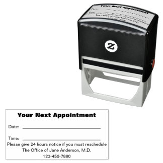 Doctor's Office Your Next Appointment Reminder Self-inking Stamp