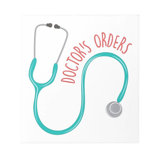 Doctors Orders Notepad (Front)