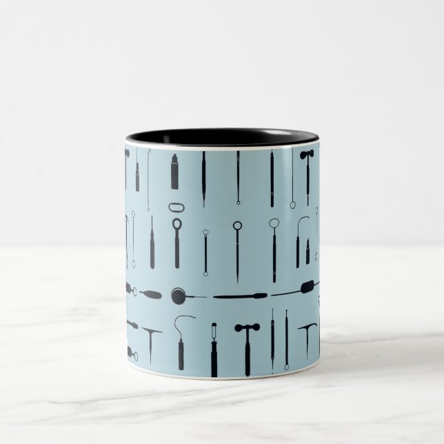 Doctor's Tools Silhouette Mug (Center)