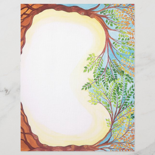 Document blank, Trees Growing Together Letterhead (Front)