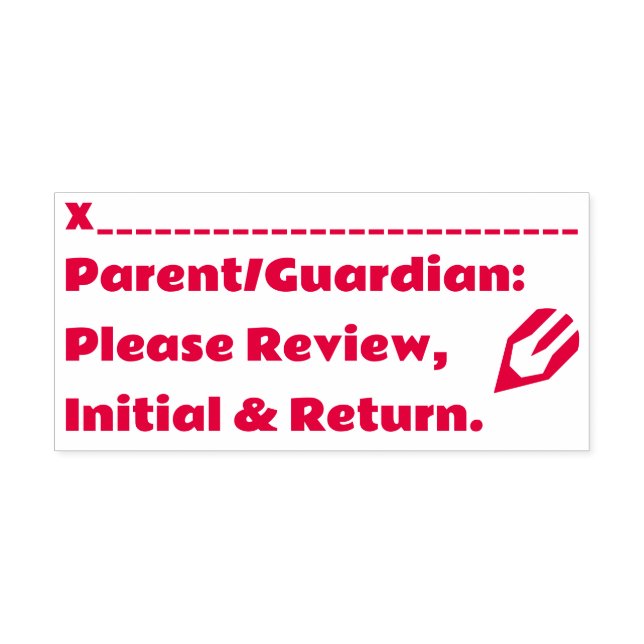 Document Review Request Rubber Stamp (Design)