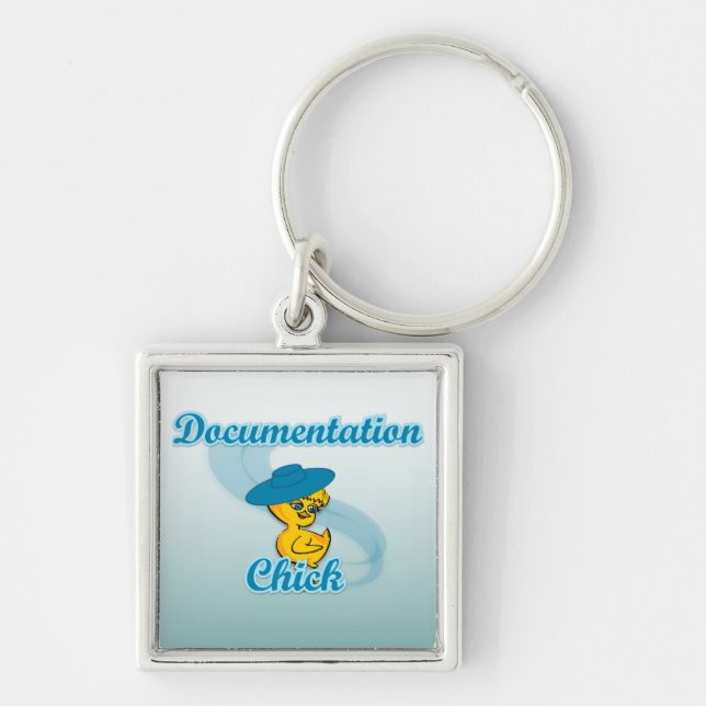 Documentation Chick #3 Keychain (Front)