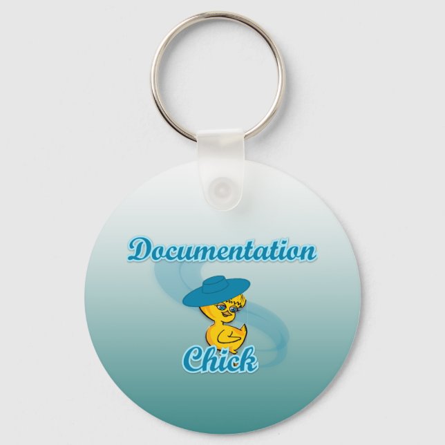 Documentation Chick #3 Keychain (Front)