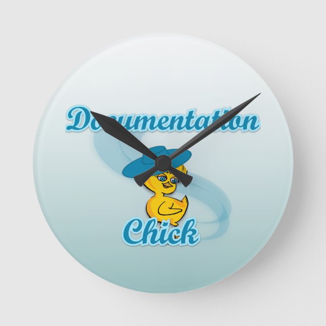 Documentation Chick #3 Round Clock (Front)