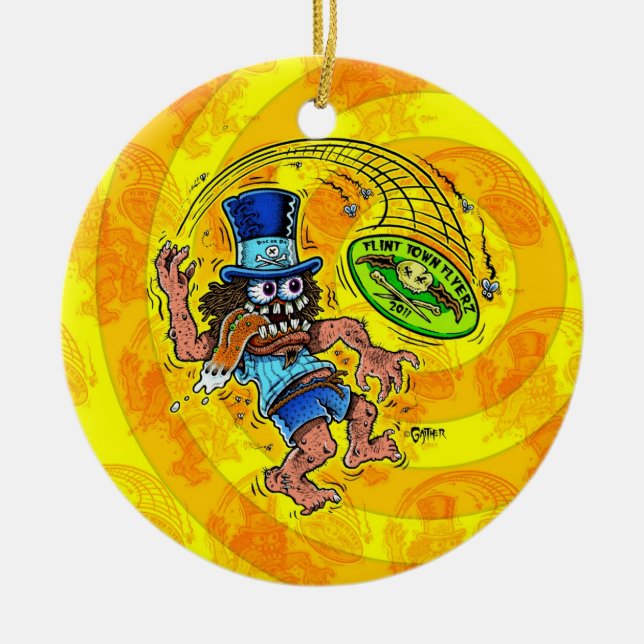 DOD - Disc Golf Ceramic Ornament (Front)